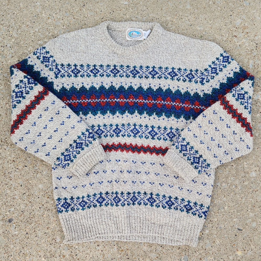Vintage Men's Wool Knit Sweater